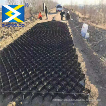 ZL HDPE geocells  soil stabilizer geocell driveway  mesh structure for railway construction geocel
